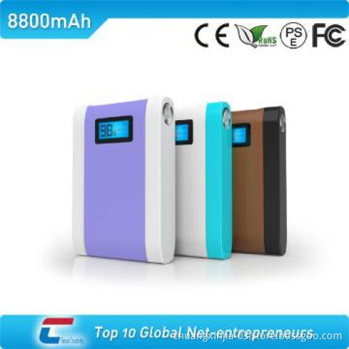 power banks with big LED torch and LCD display
